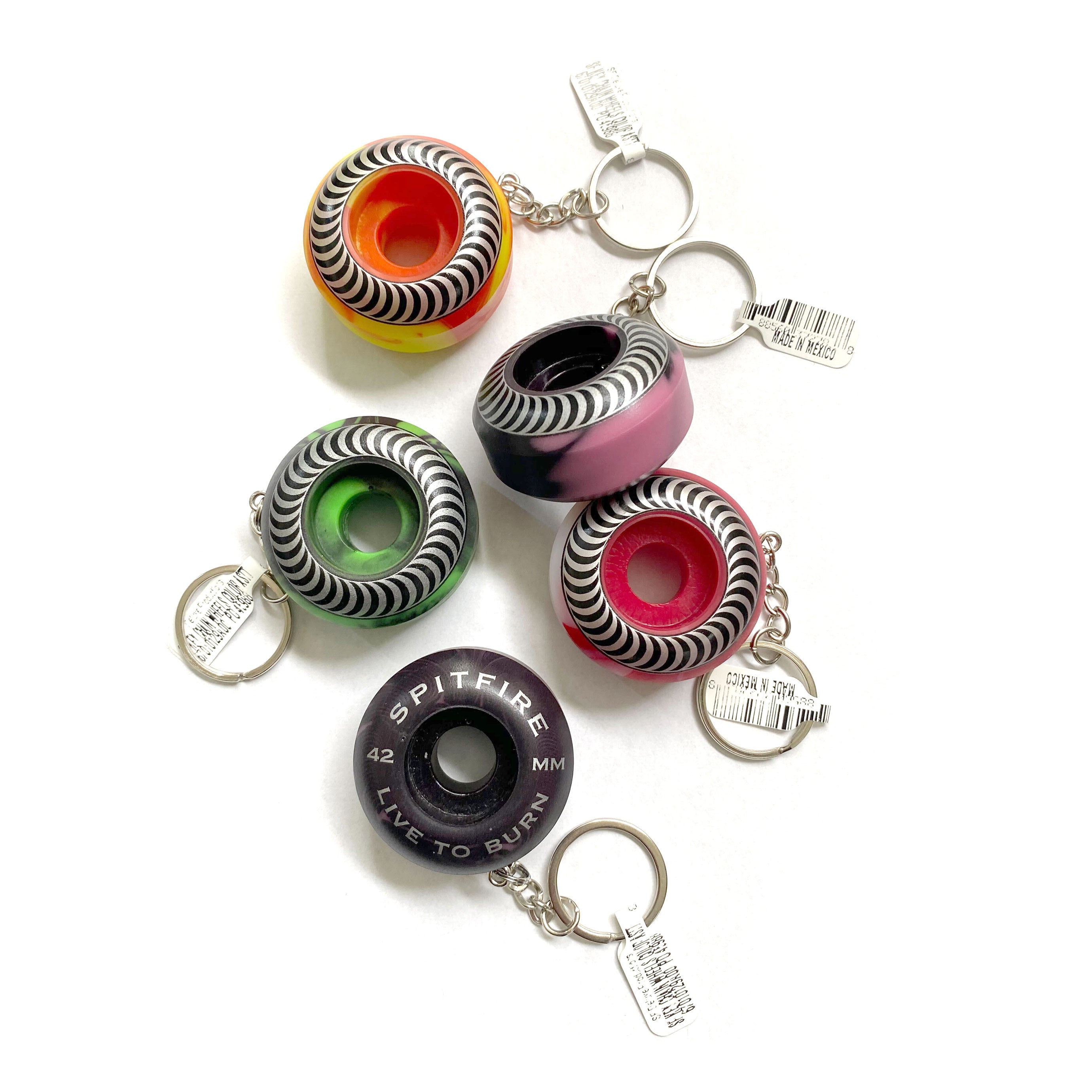 SF KEYCHAIN WHEEL COLOR ASST