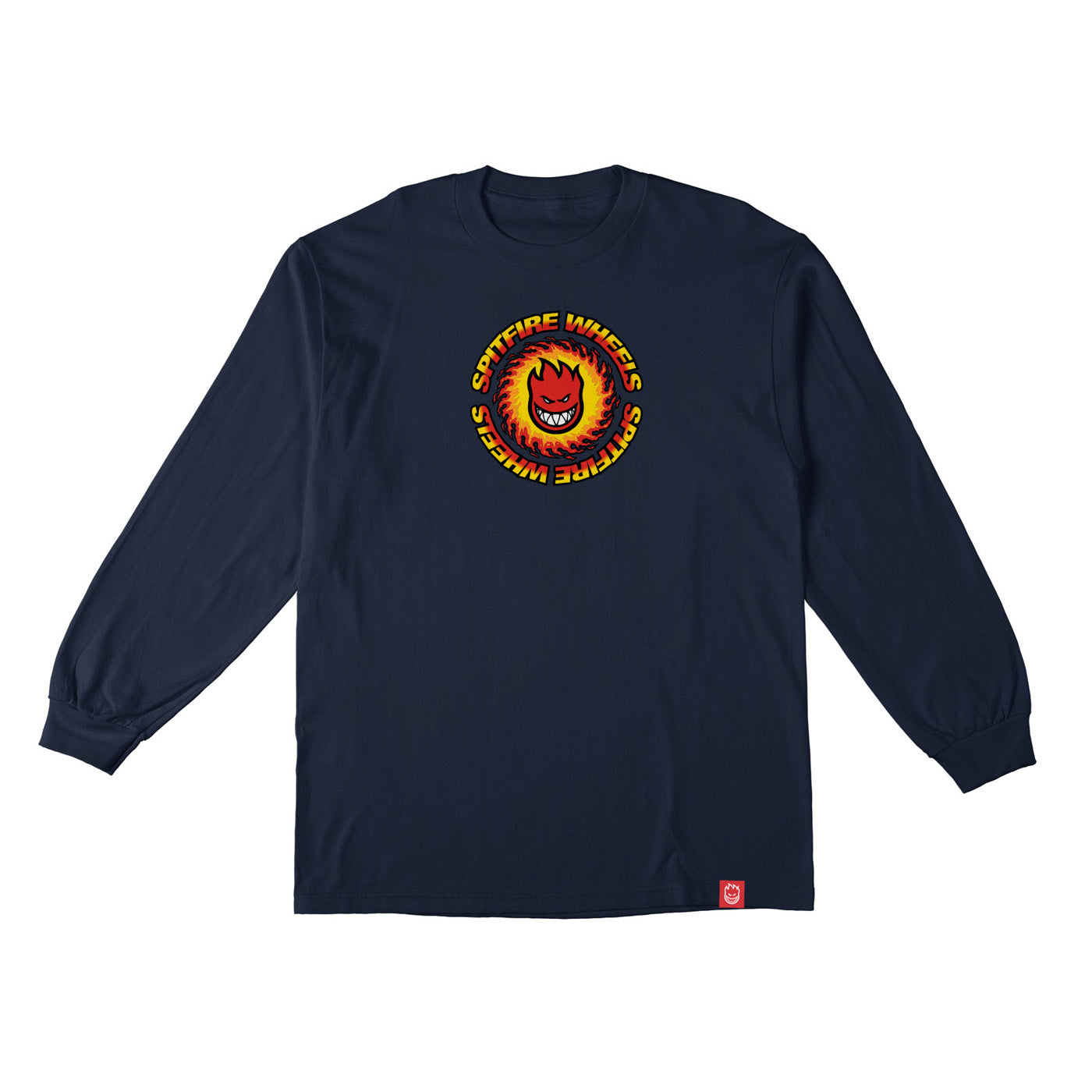 SF LS TEE OG FIREBALL NVY M