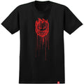 SF TEE BGHD DRIPPER BK/RD L