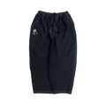Televis Star - Black Denim White Stitching Sunflowers - OG Pants (Small)