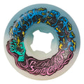 Slimeballs 54mm - 95A Hairballs White/Teal - Skateboard Wheels
