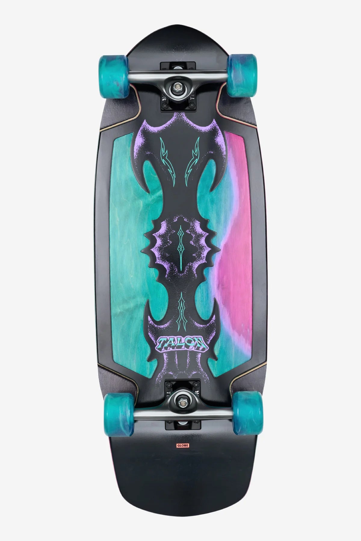 Globe 30" - Talon - Black Blue Green - Cruiser Skateboard