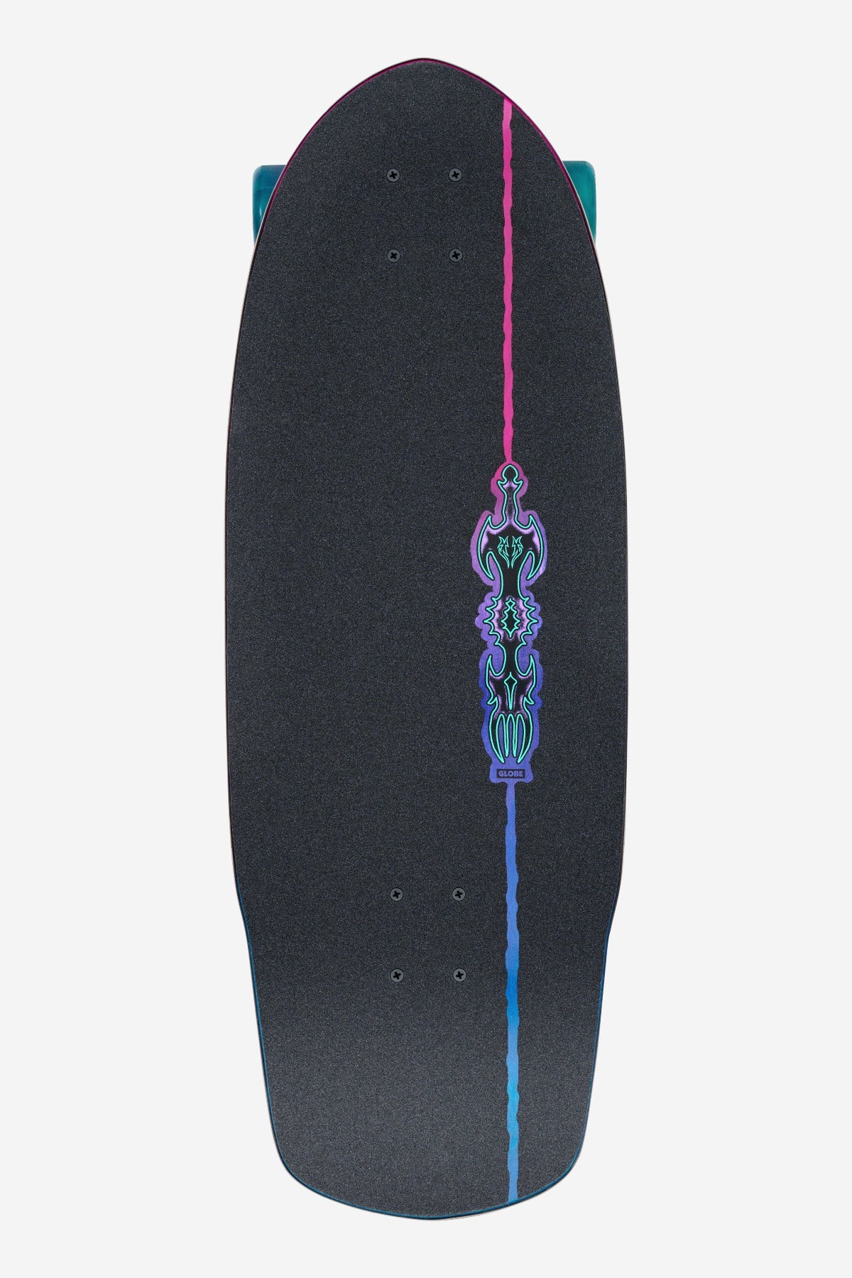Globe 30" - Talon - Black Blue Green - Cruiser Skateboard