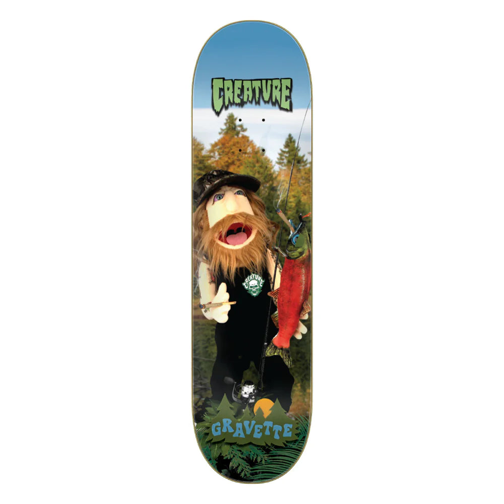 Creature 8.3 - Fuzzy Gravette - Skateboard Deck