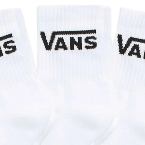 Vans - Classic Crew White - 3 Pack Socks