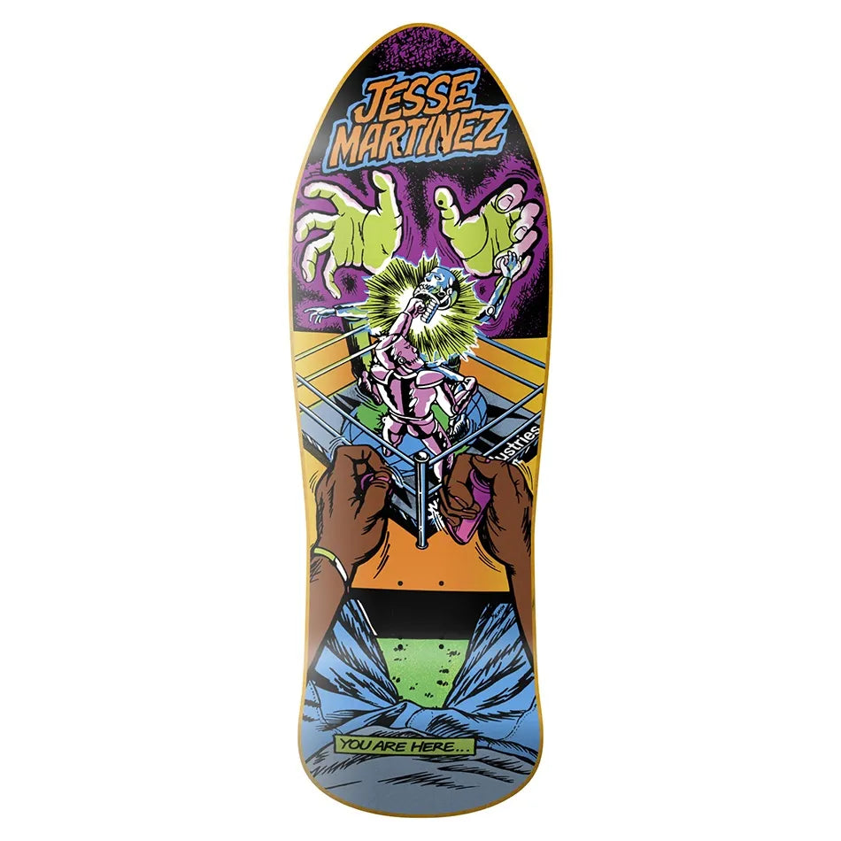 World Industries "Re-Issue" 10.126 - Martinez Rockem - Skateboard Deck