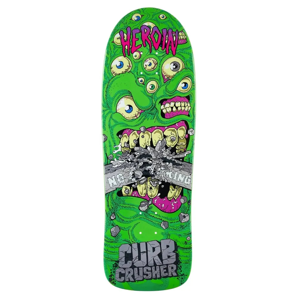 HEROIN 10.25 - Curb Crusher Chomp - Skateboard Deck