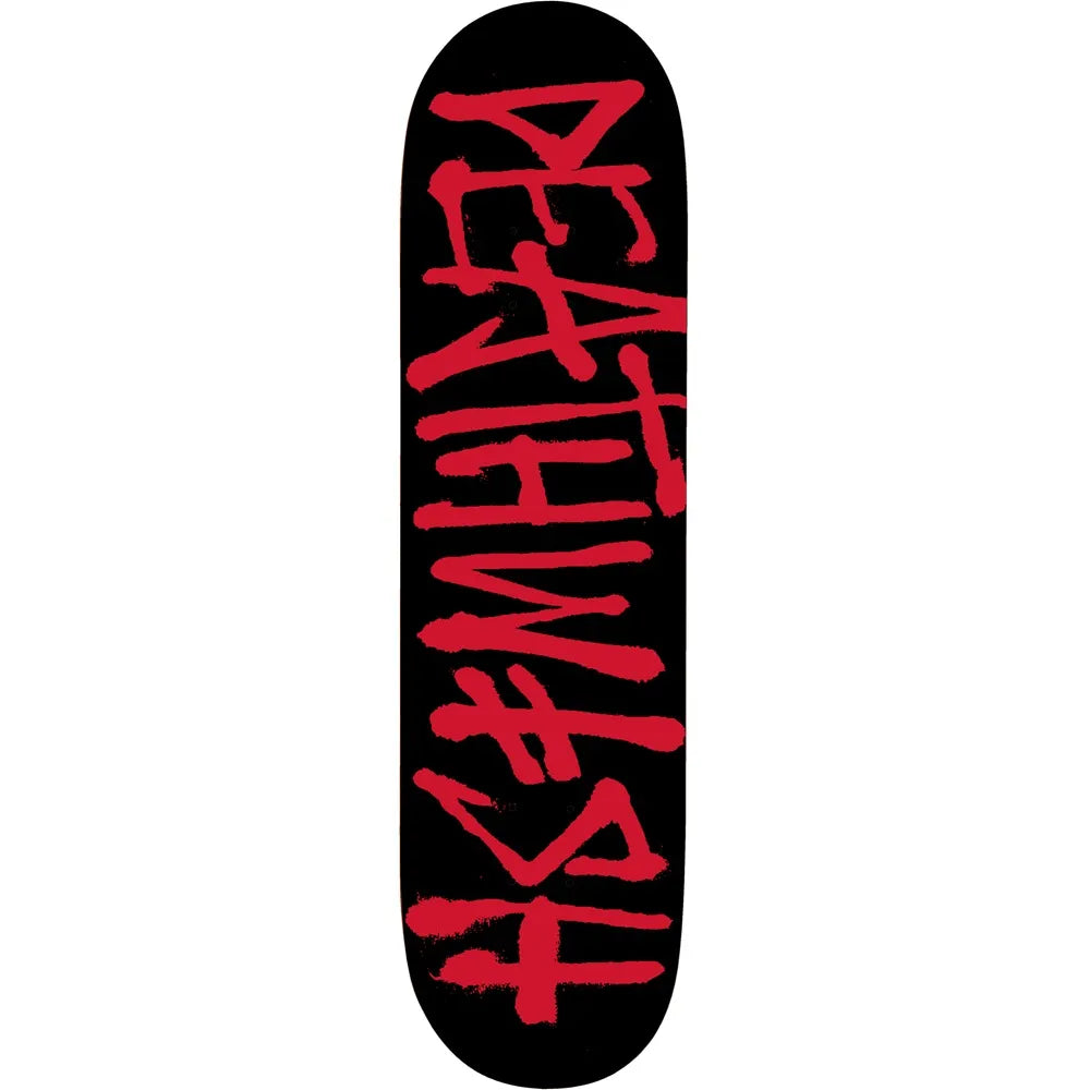 DEATHWISH 8.5 - DEATHSPRAY BLK/RED - Skateboard Deck