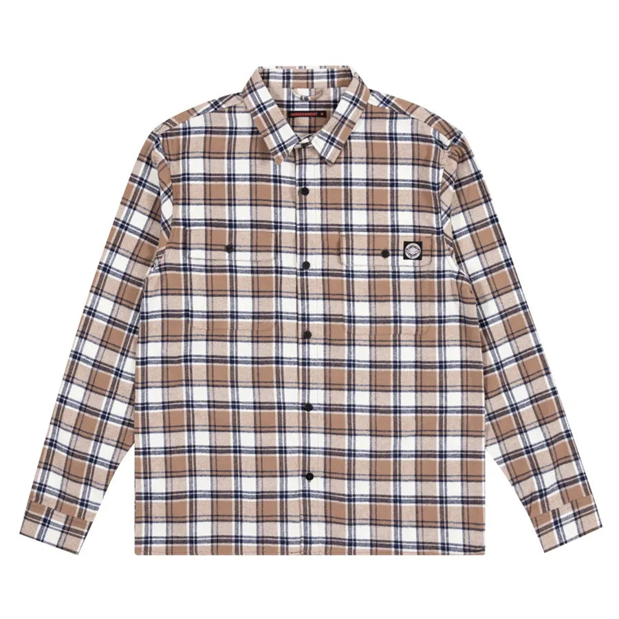 Independent - BTG Cress Original Fit Long Sleeve Flannel - Ginger Plaid