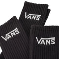 Vans - Classic Crew Black - 3 Pack Socks