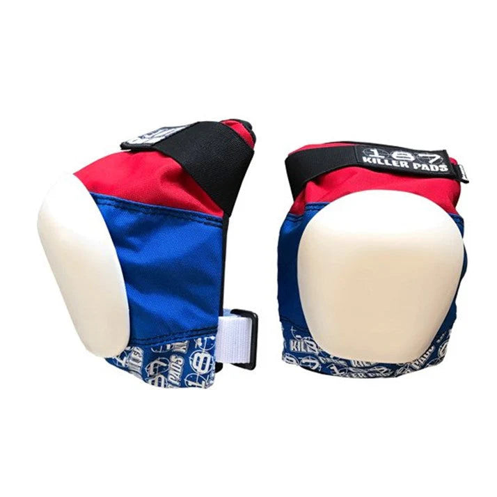 187 Killer Pads - RED/WHITE/BLUE - Pro Knee Pads
