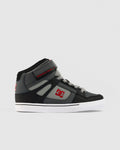 DC - Pure High Top - Black/Grey/Red