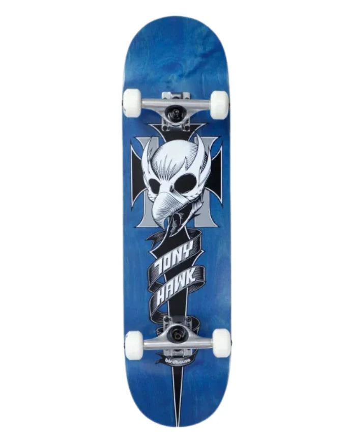 Birdhouse 8.25 - Crest Blue - Complete Skateboard