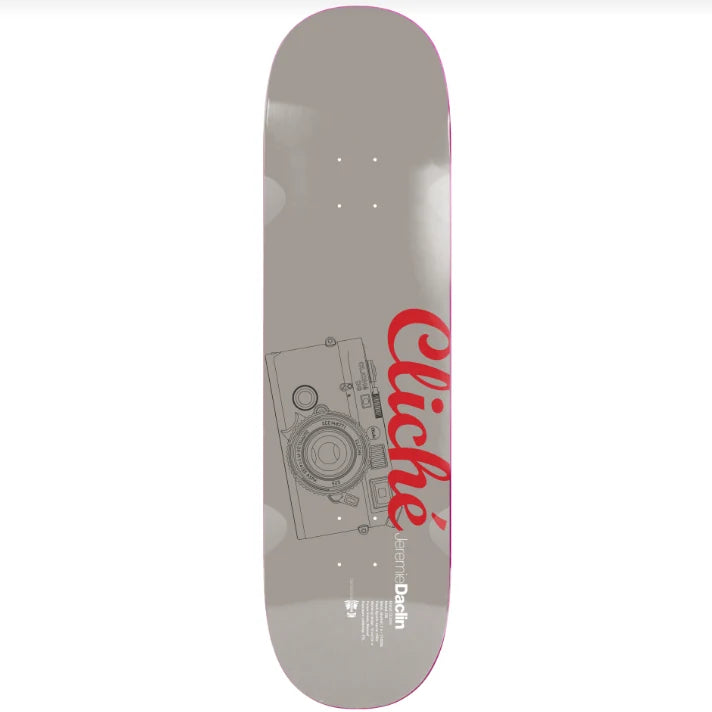 Cliche 8.5 - JEREMIE DACLIN CAMERA - Skateboard Deck