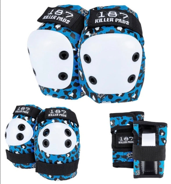 187 Killer pads - Staab Blue - Junior 6pack Pad Set