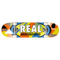 Real 7.3 - Hatched Oval Mini - Complete Skateboard