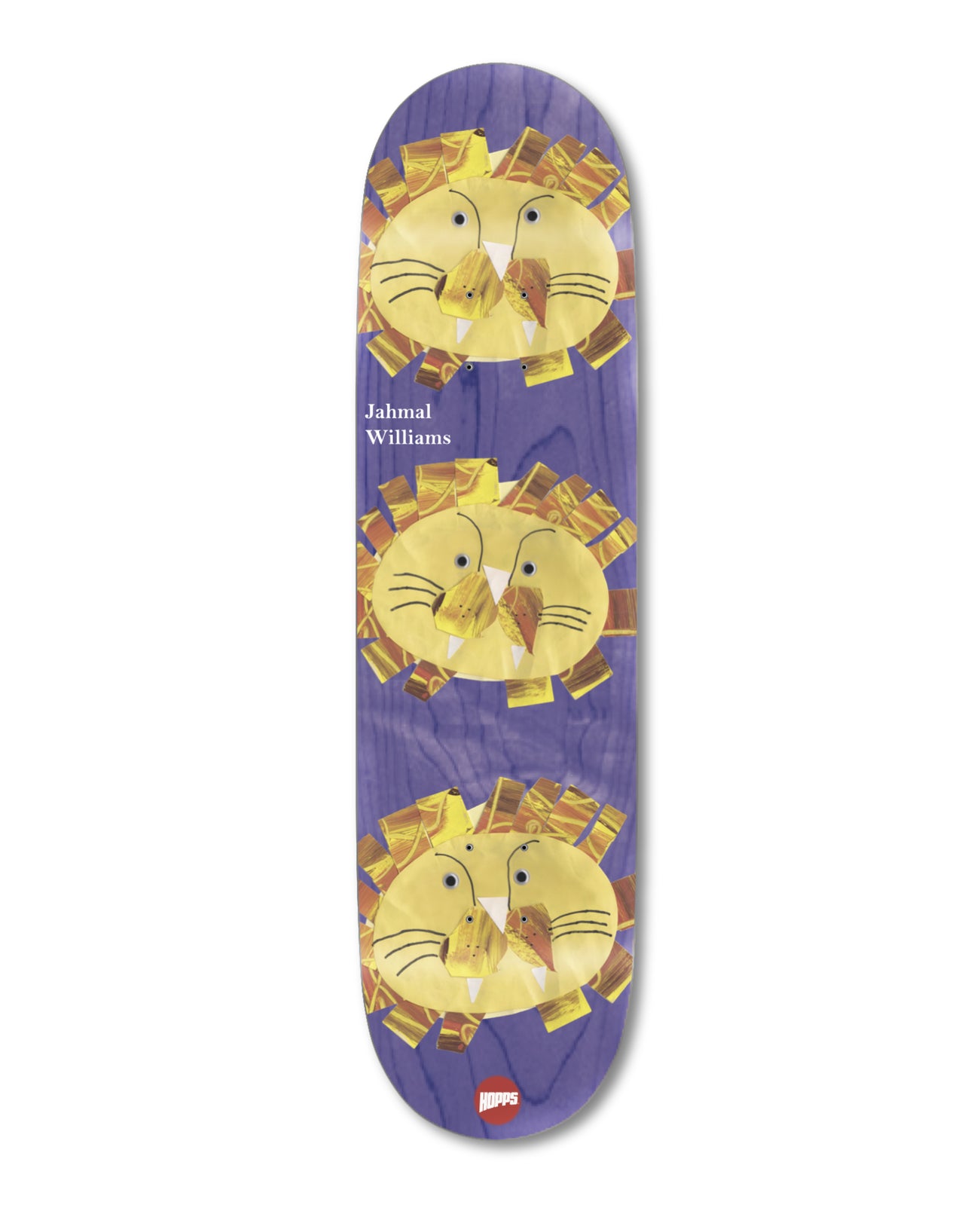 Hopps 8.5 - Hard Goods Williams 3 Lions - Skateboard Deck