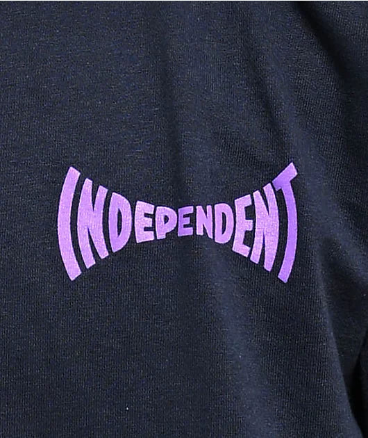 Independent - Span Original Fit S/S Tee - Black/Purple
