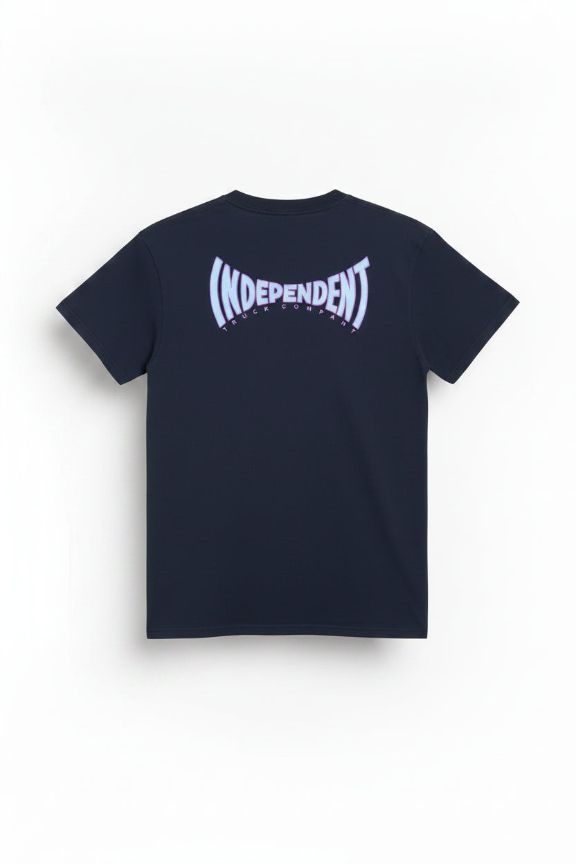 Independent - Span Original Fit S/S Tee - Black/Purple