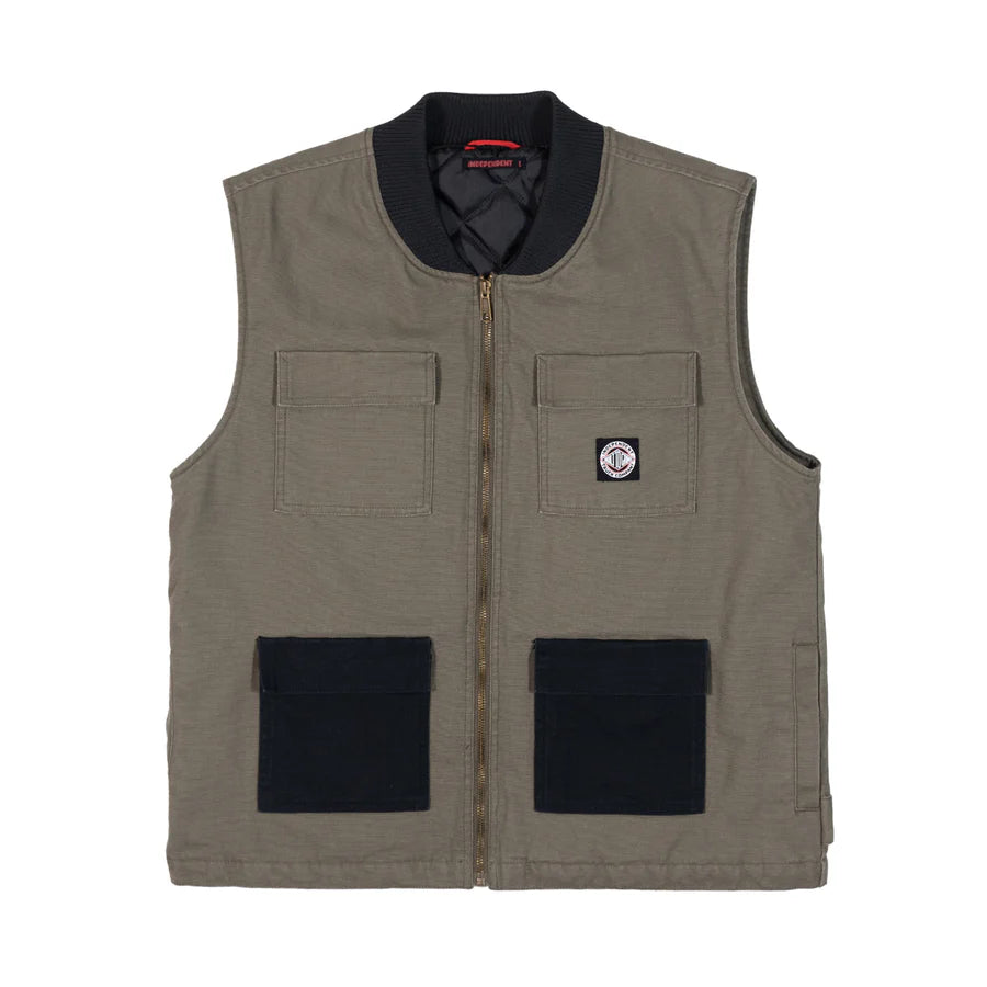 Independent Garage Vest - Btg Lakeview Pocket Vest (GRAVEL)