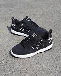 NEW BALANCE # 808 Lite (Tiago) Skateboard Shoes - Black/White