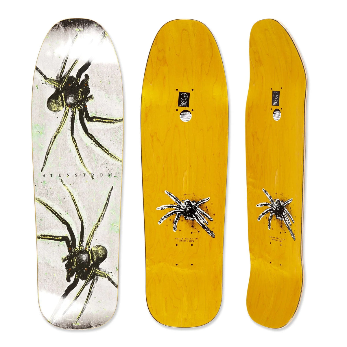 Polar Skate Co 9.25 - David Stenstrom / Spider D1 - Skateboard Deck
