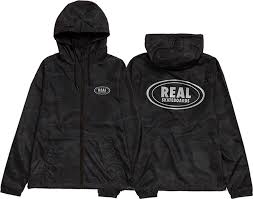 Real - Oval Black/Camo - Windbreaker Hood