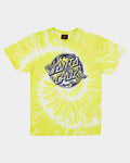 Santa Cruz - Winkowski Dope Planet 2 Dot Youth T-Shirt - Lime Tie Dye