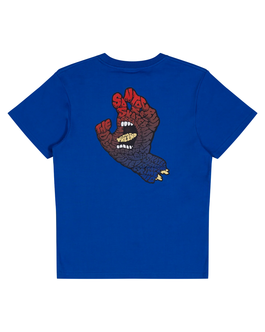 Santa Cruz - Letter Hand Fade Youth Tee - Cobalt