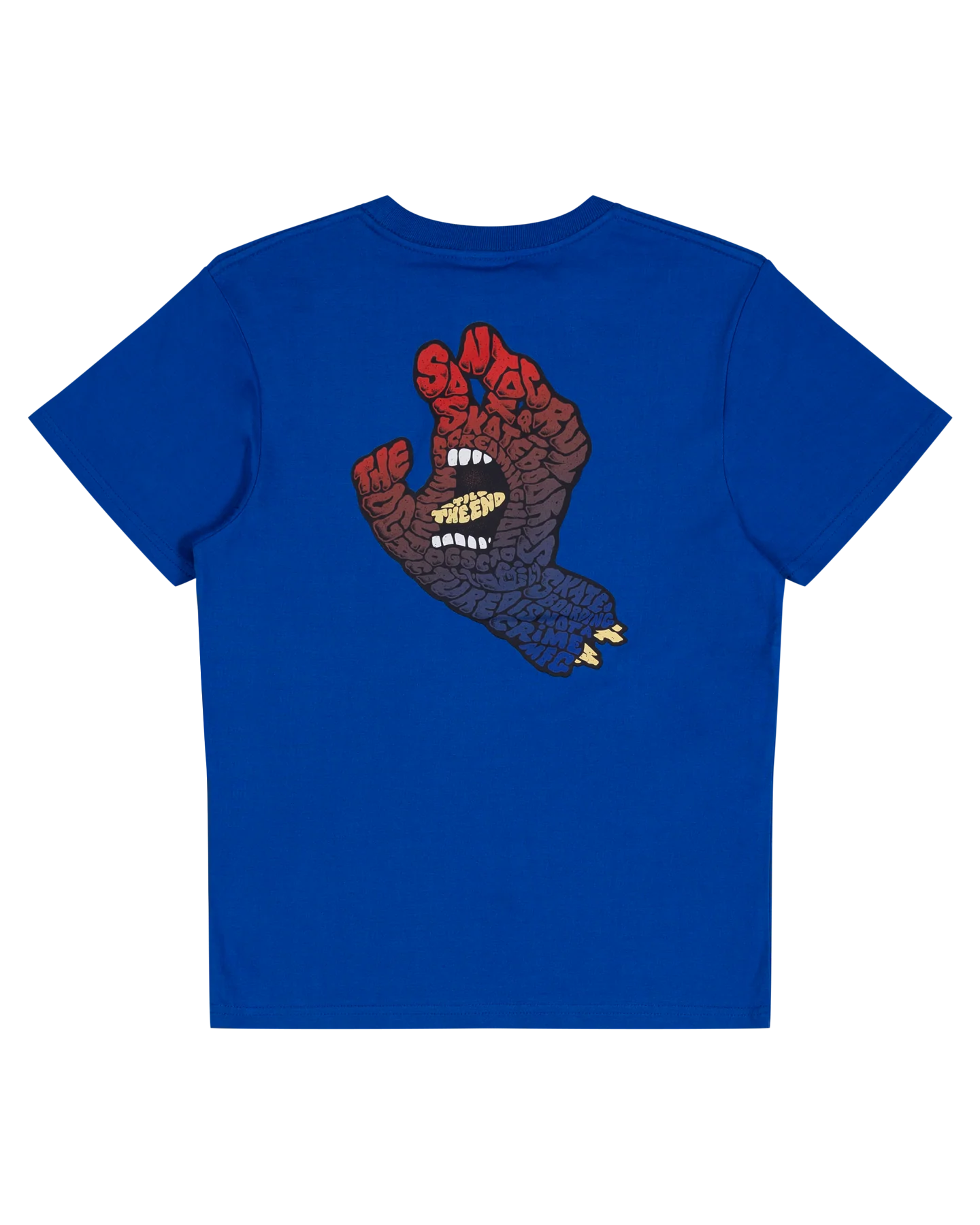Santa Cruz - Letter Hand Fade Youth Tee - Cobalt