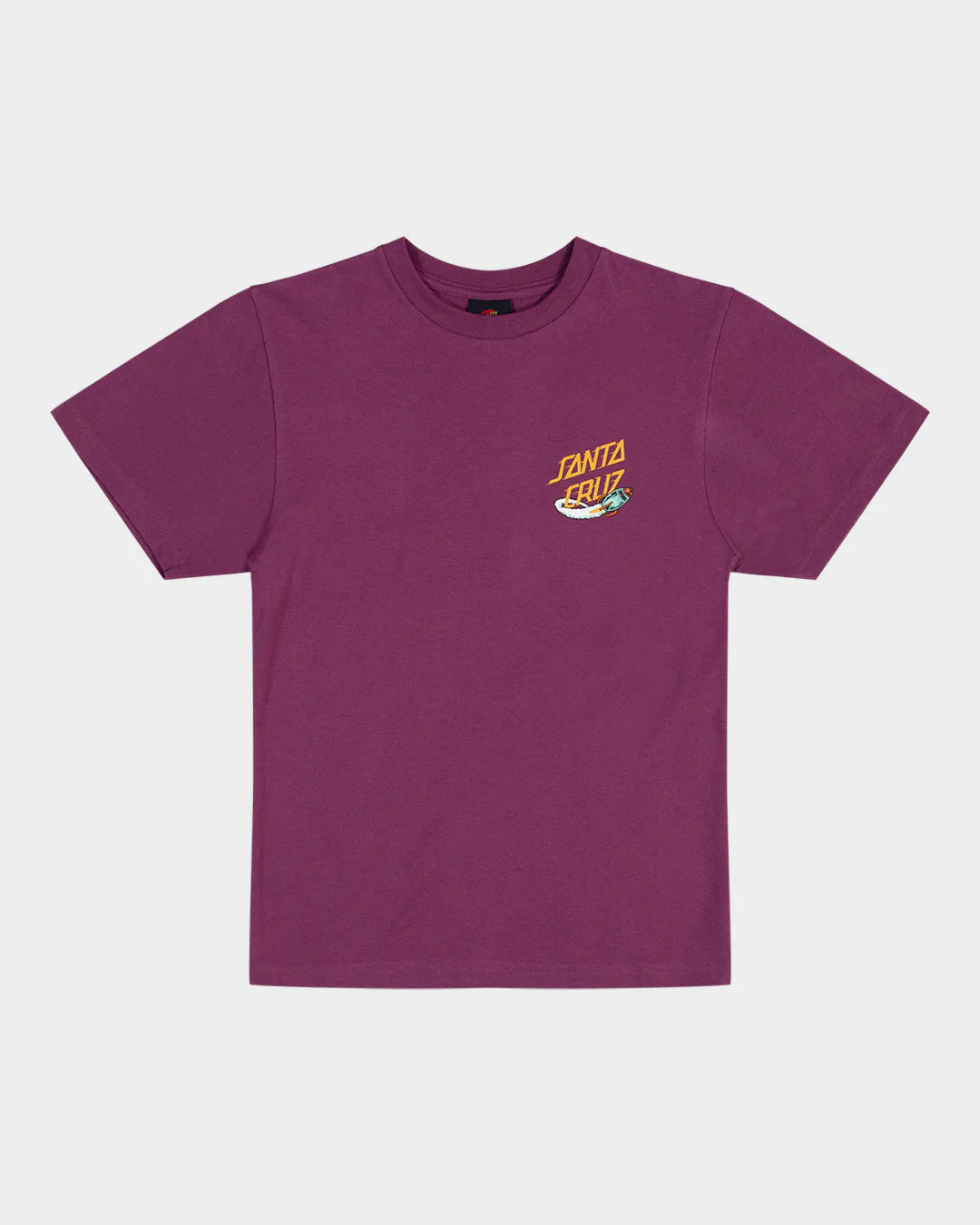 Santa Cruz - Space Dot Maroon - Youth Tee - Size 14