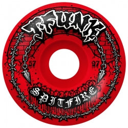 Spitfire F4 57mm - 97D TFUNK RAW RED - Skateboard Wheels