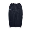 Televisi Star - JET BLACK  SUNFLOWERS - DENIM BAGGY OG PANTS (Large)