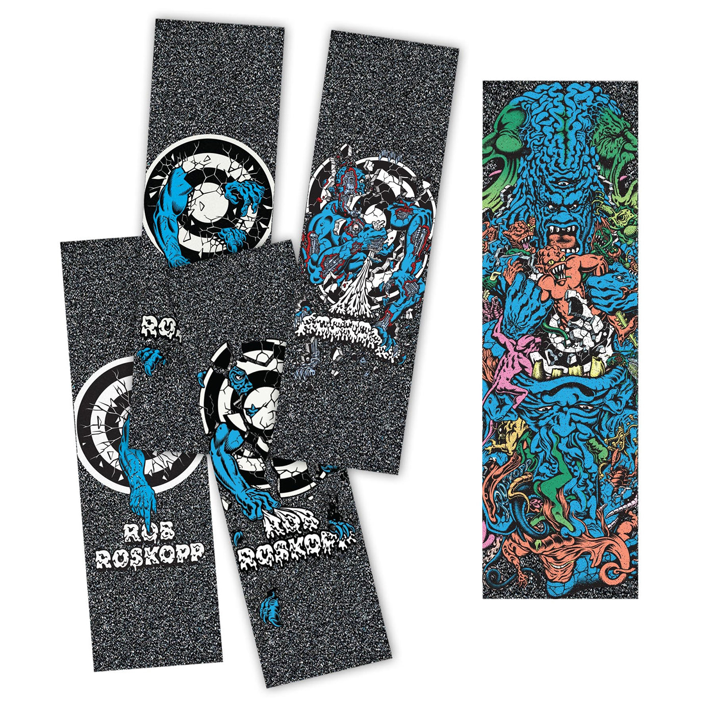 MOB - Santa Cruz Rob Roskopp Grip Strips - 11in x 3.25in