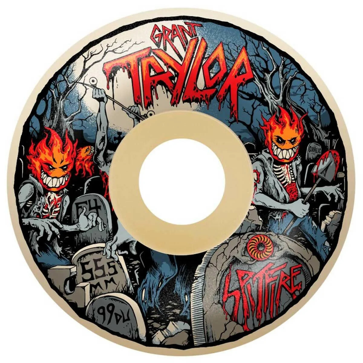 Spitfire F4 57.5mm - 99D Undead Grant Taylor - Skateboard Wheels