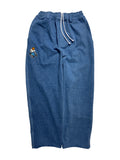 Televisi Star - Navy Denim Baggy Sunflower - OG Pants (Small)