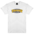 Thrasher Tee - Checkered Oval S/S (White)