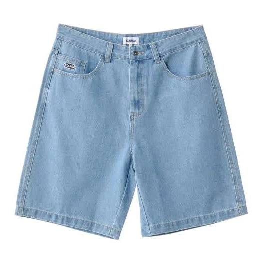 X-Large - Baggy Bull Denim 91 Short (Mid Blue)