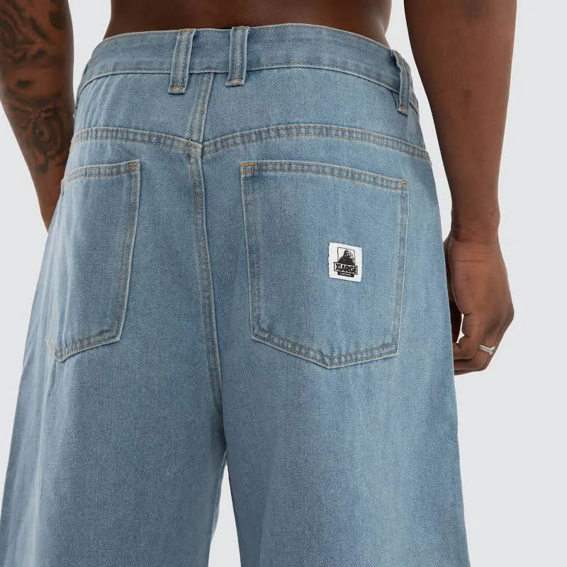 X-Large - Baggy Bull Denim 91 Short (Mid Blue)