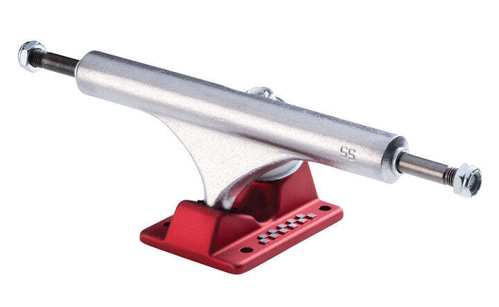 ACE Classic 55 (9.0) - Red/Raw - Skateboard Trucks