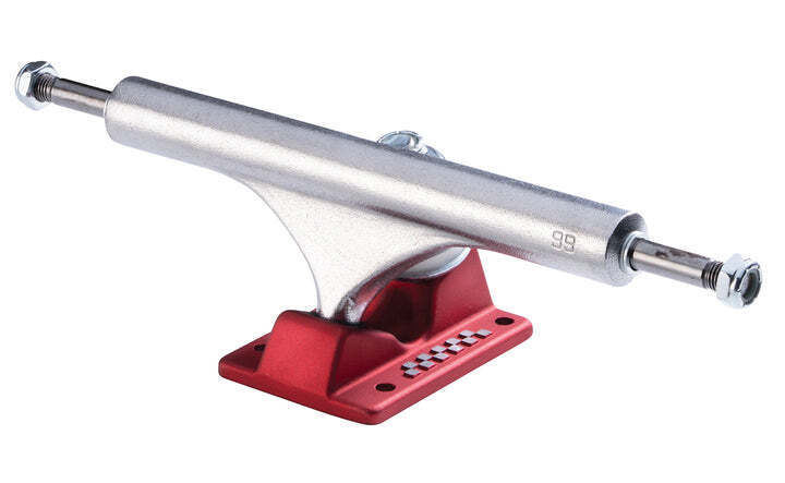 ACE Classic 66 (9.35) - Red/Raw - Skateboard Trucks