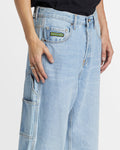 DC - Worker Baggy Carpenter - Light Indigo Blue - Denim Pants