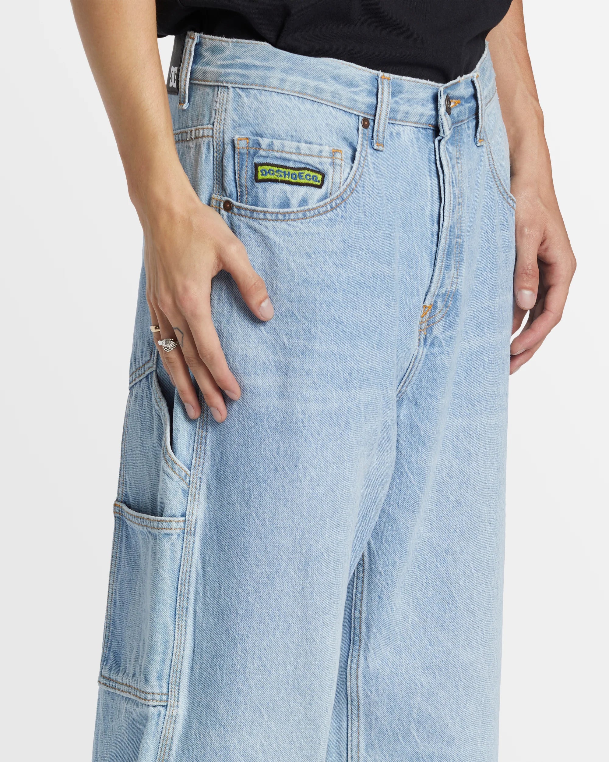 DC - Worker Baggy Carpenter - Light Indigo Blue - Denim Pants