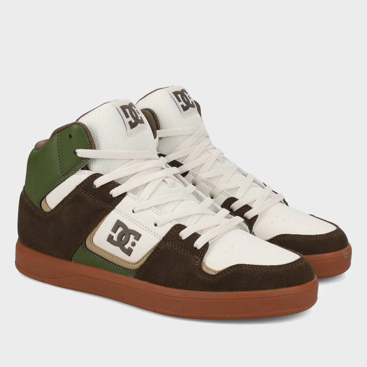 DC - Cure High Top - Brown/Olive/White - Shoes