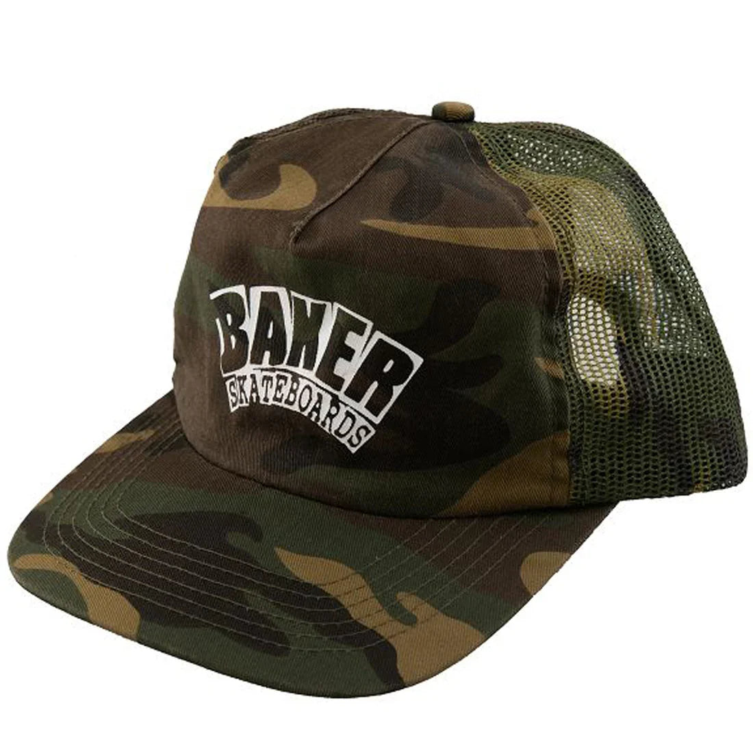 BAKER- Arch Logo Camo - Trucker Hat