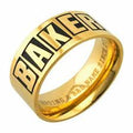 BAKER- Brand Logo GOLD Ring