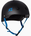S-One Helmet - Black Matte/Blue Straps