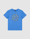 Santa Cruz - Flame Ringed Dot Blue - Youth Tee