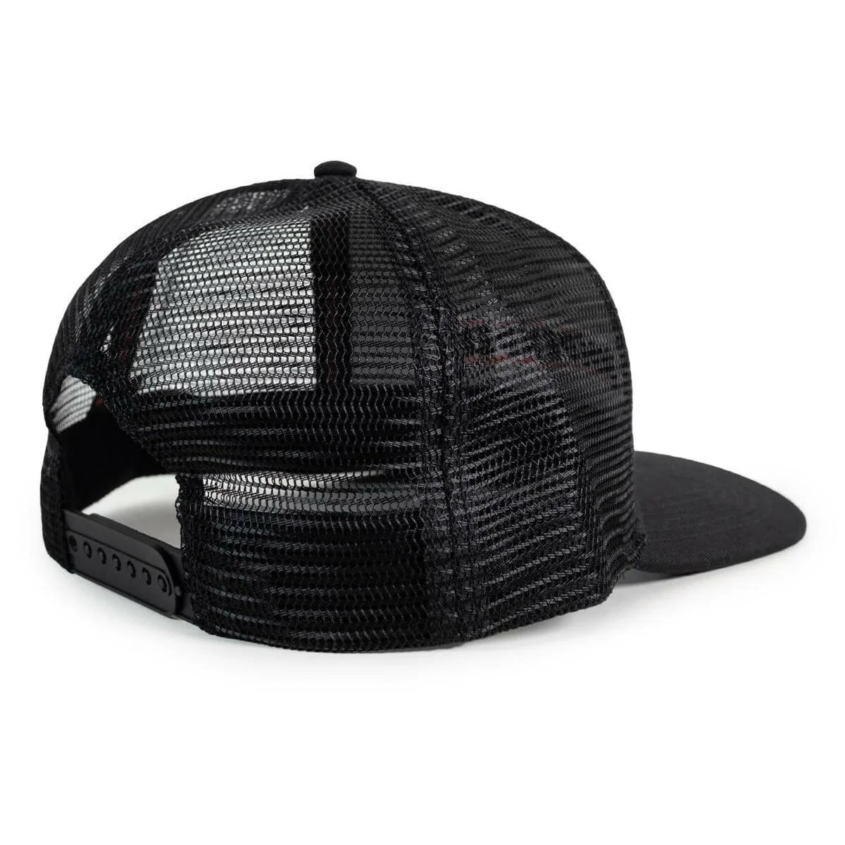 Independent - Bar Trucker Cap Flat Brim Trucker Hat - Black