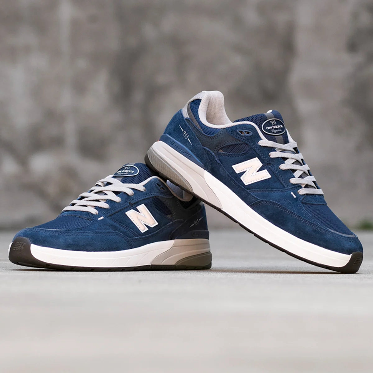 New Balance 933 - Andrew Reynolds UN933LNV - Navy/White - Skateboard Shoes